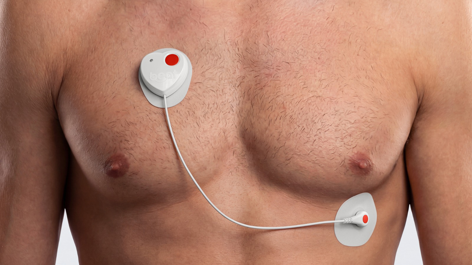 iCOR beat monitor device in chenst